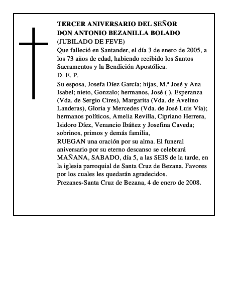DON ANTONIO BEZANILLA BOLADO