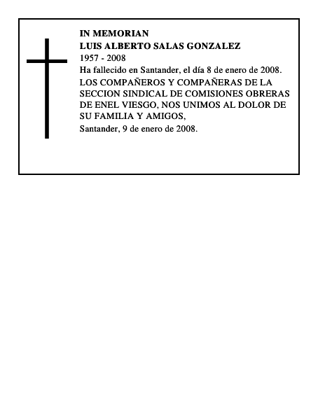 LUIS ALBERTO SALAS GONZALEZ