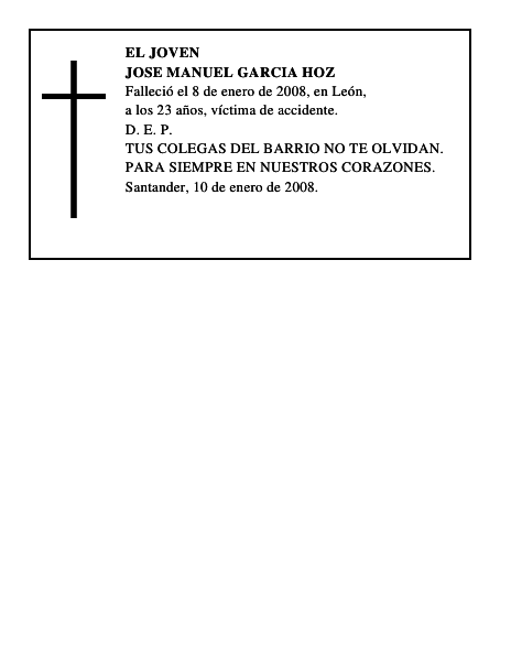 JOSE MANUEL GARCIA HOZ