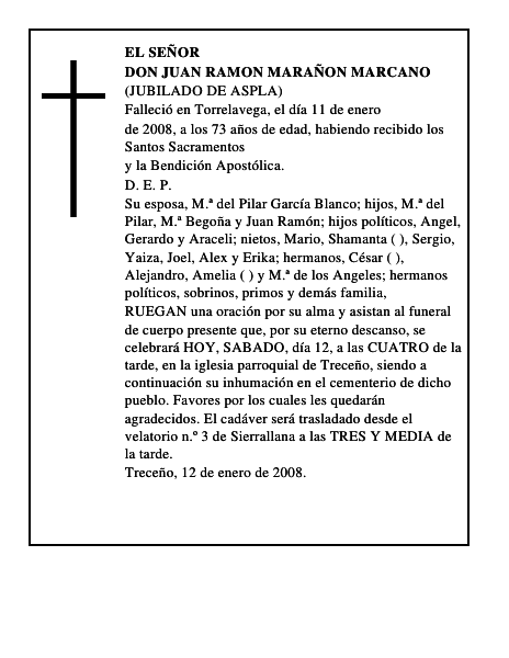 DON JUAN RAMON MARAÑON MARCANO