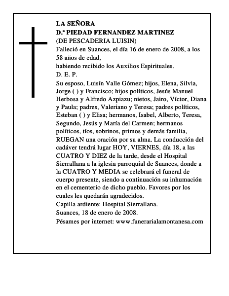 D.ª PIEDAD FERNANDEZ MARTINEZ
