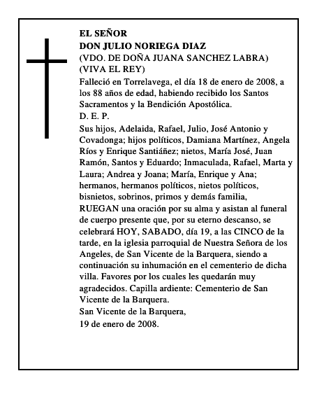 DON JULIO NORIEGA DIAZ