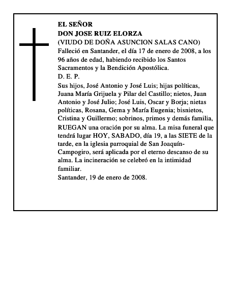 DON JOSE RUIZ ELORZA