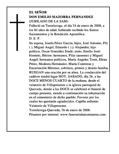 DON EMILIO MAZORRA FERNANDEZ