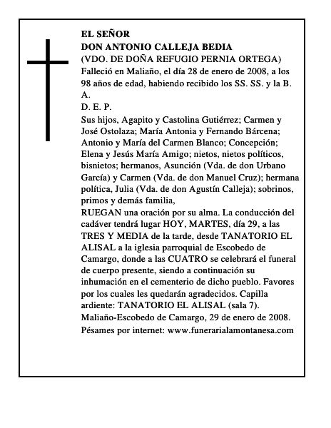 DON ANTONIO CALLEJA BEDIA