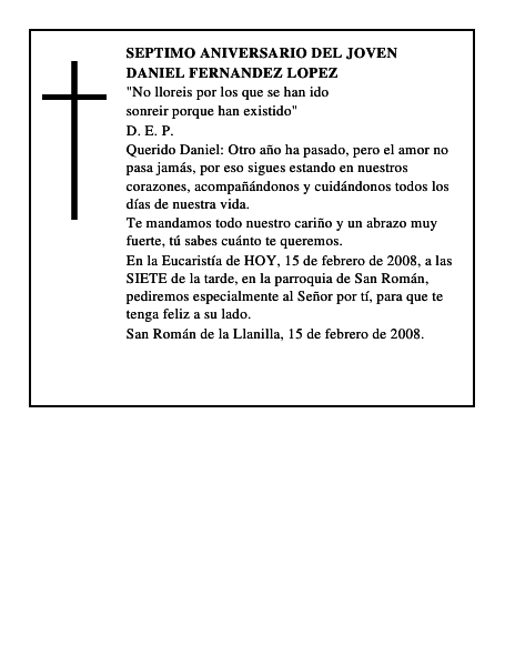DANIEL FERNANDEZ LOPEZ
