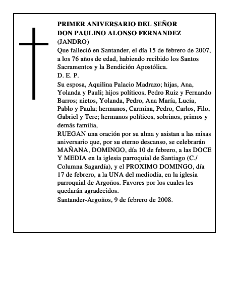 DON PAULINO ALONSO FERNANDEZ