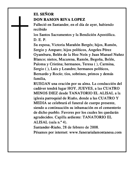 DON RAMON RIVA LOPEZ