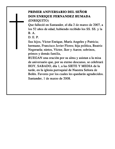 DON ENRIQUE FERNANDEZ HUMADA