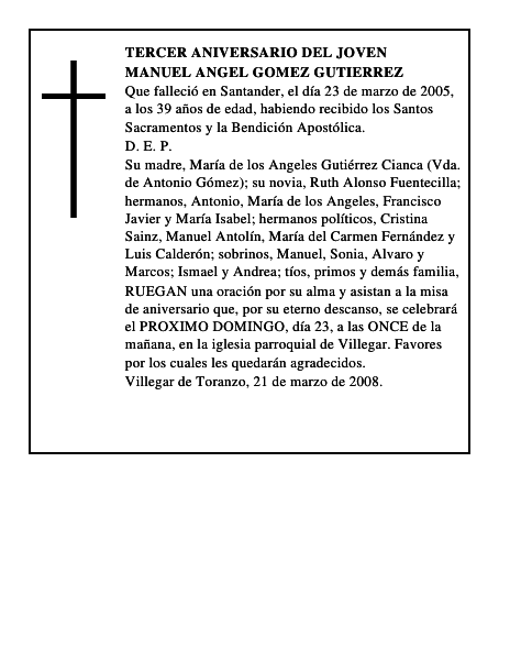 MANUEL ANGEL GOMEZ GUTIERREZ
