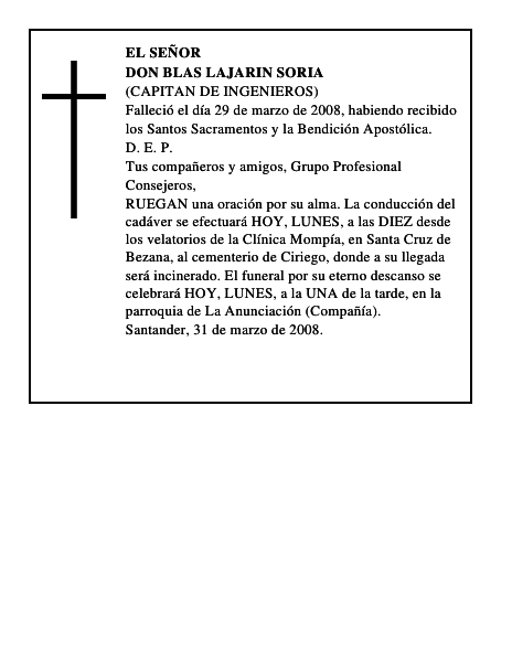 DON BLAS LAJARIN SORIA