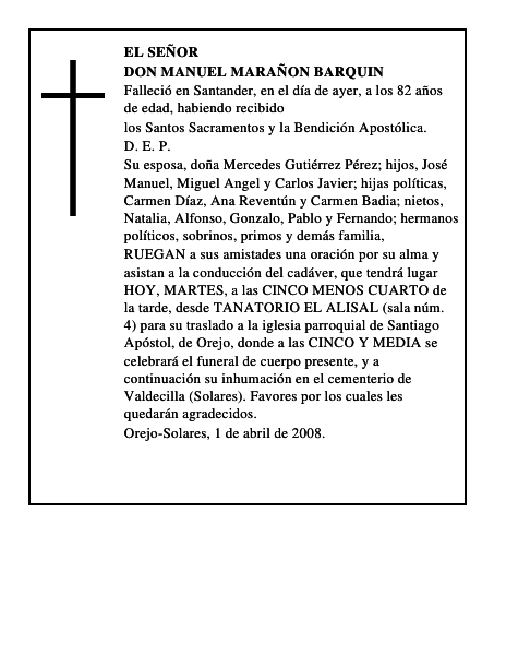 DON MANUEL MARAÑON BARQUIN