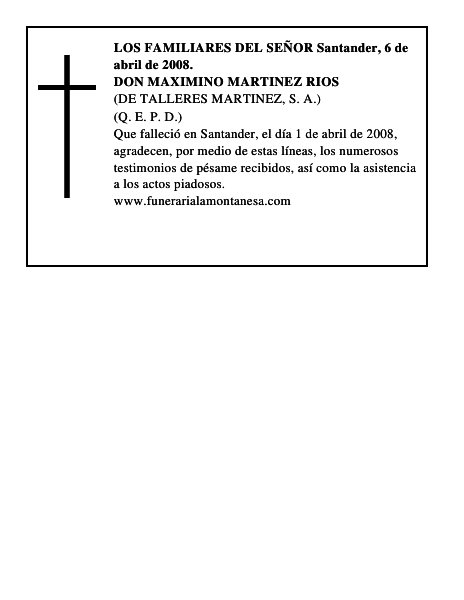 DON MAXIMINO MARTINEZ RIOS