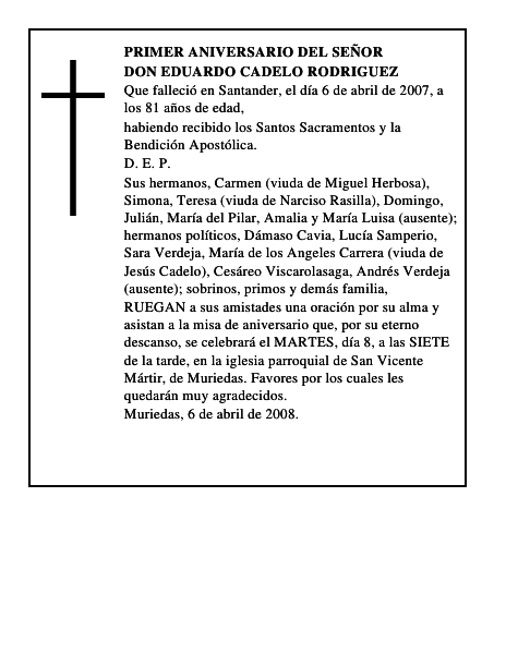 DON EDUARDO CADELO RODRIGUEZ
