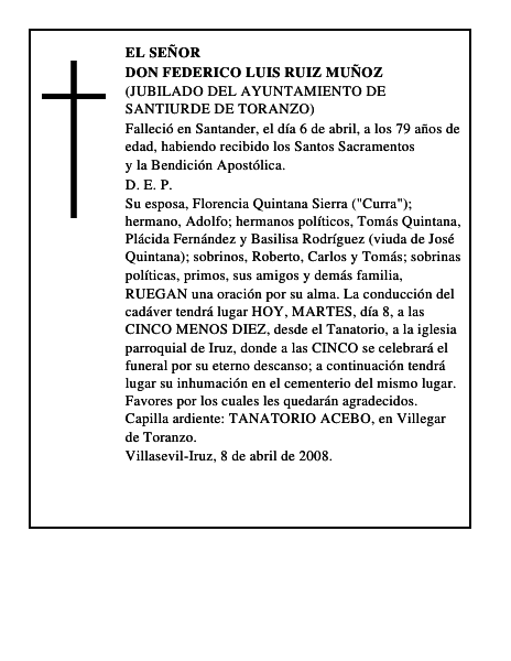 DON FEDERICO LUIS RUIZ MUÑOZ