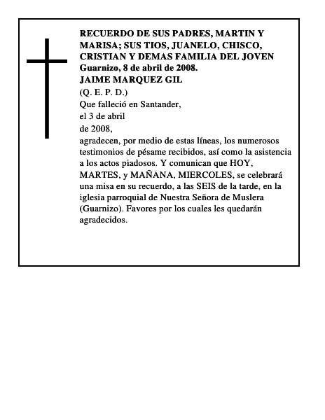 JAIME MARQUEZ GIL