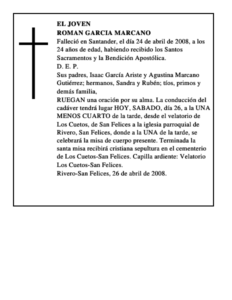 ROMAN GARCIA MARCANO