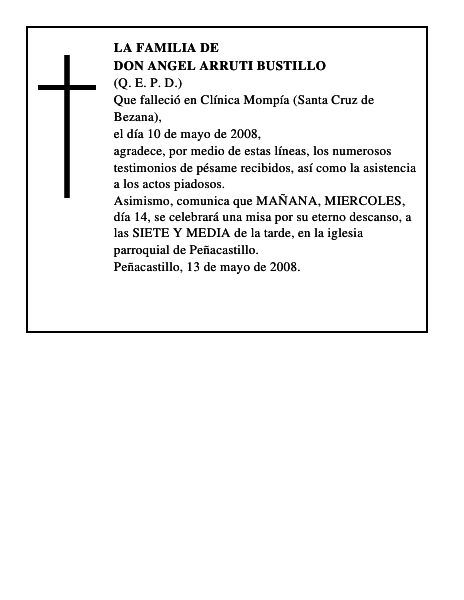 DON ANGEL ARRUTI BUSTILLO