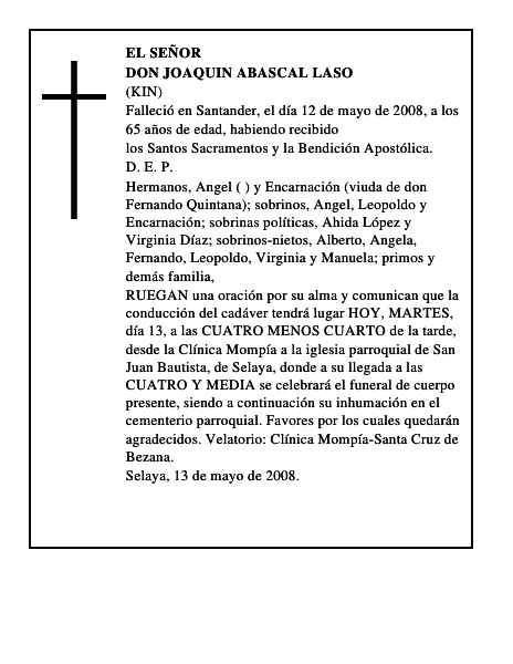 DON JOAQUIN ABASCAL LASO