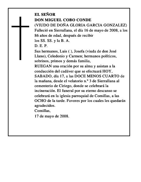 DON MIGUEL COBO CONDE