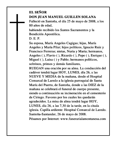 DON JUAN MANUEL GUILLEN SOLANA