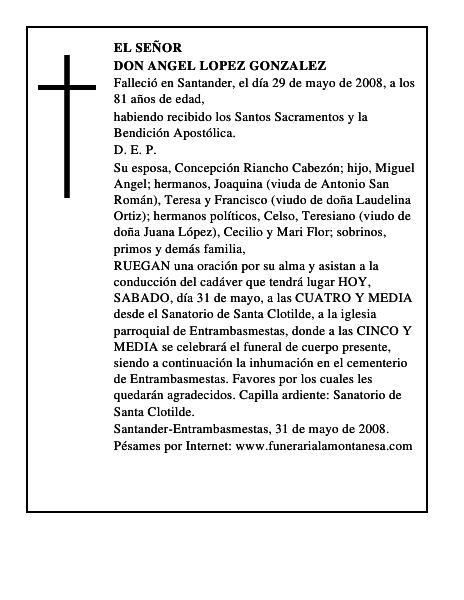 DON ANGEL LOPEZ GONZALEZ