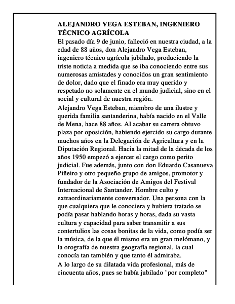 Alejandro Vega Esteban, ingeniero técnico agrícola