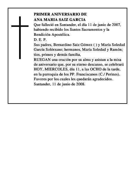 ANA MARIA SAIZ GARCIA