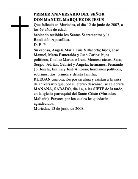 DON MANUEL MARQUEZ DE JESUS