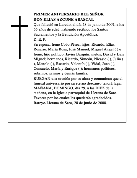 DON ELIAS AZCUNE ABASCAL
