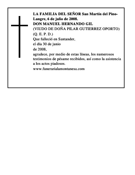 DON MANUEL HERNANDO GIL
