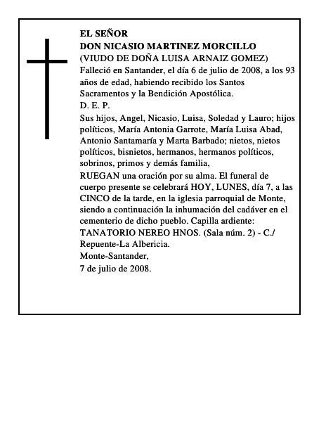 DON NICASIO MARTINEZ MORCILLO