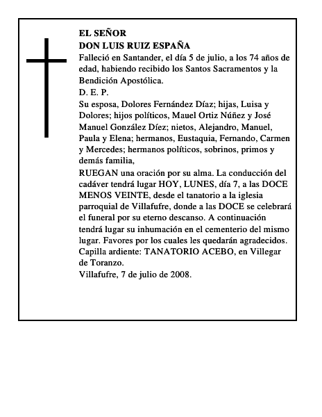 DON LUIS RUIZ ESPAÑA