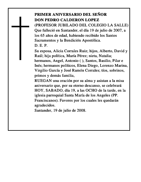 DON PEDRO CALDERON LOPEZ