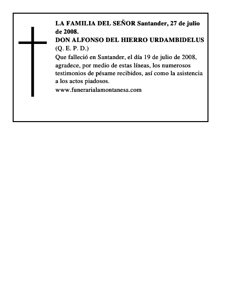 DON ALFONSO DEL HIERRO URDAMBIDELUS