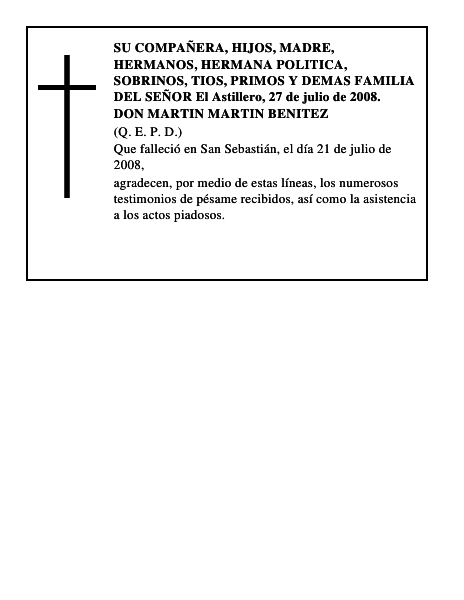 DON MARTIN MARTIN BENITEZ