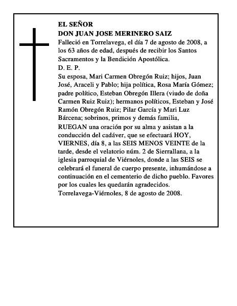 DON JUAN JOSE MERINERO SAIZ