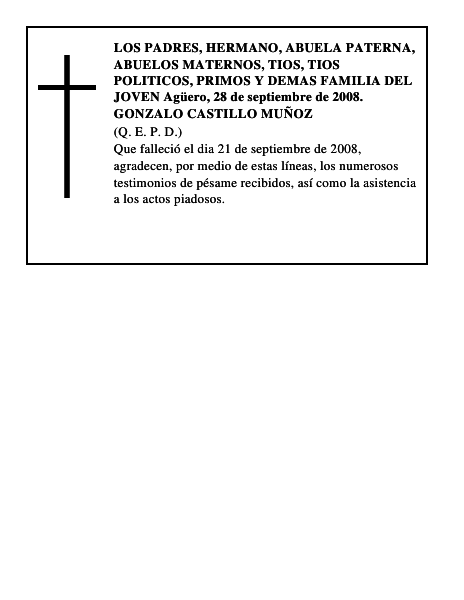 GONZALO CASTILLO MUÑOZ