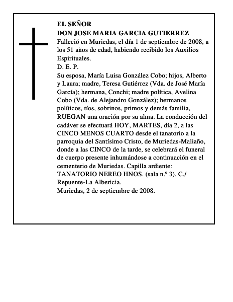 DON JOSE MARIA GARCIA GUTIERREZ