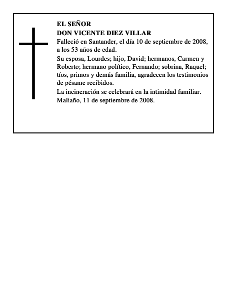 DON VICENTE DIEZ VILLAR