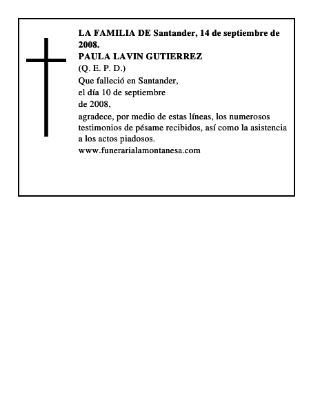 PAULA LAVIN GUTIERREZ