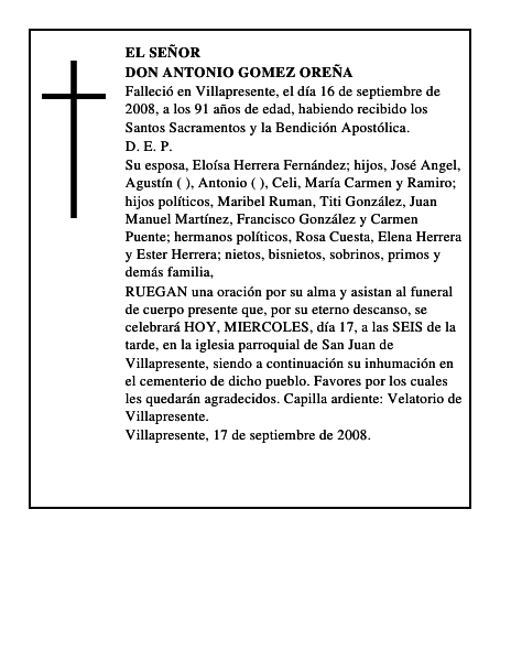 DON ANTONIO GOMEZ OREÑA