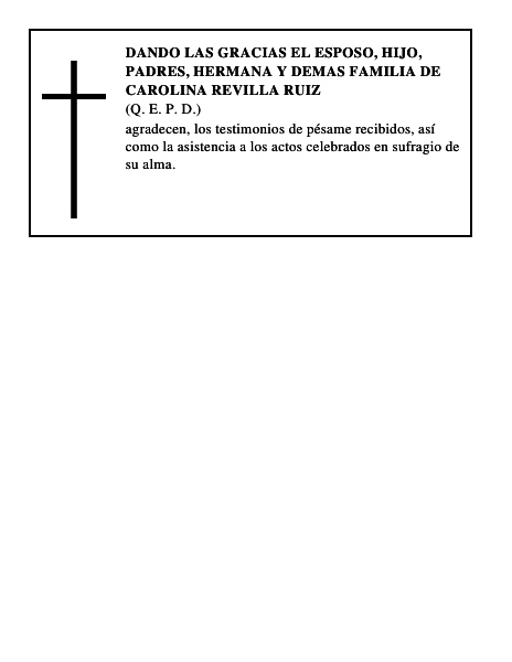 CAROLINA REVILLA RUIZ