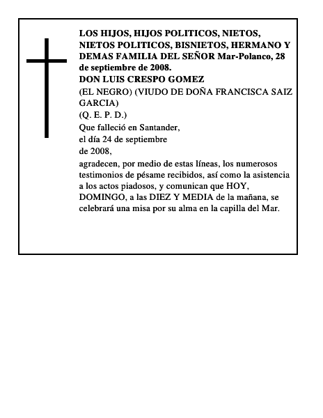 DON LUIS CRESPO GOMEZ