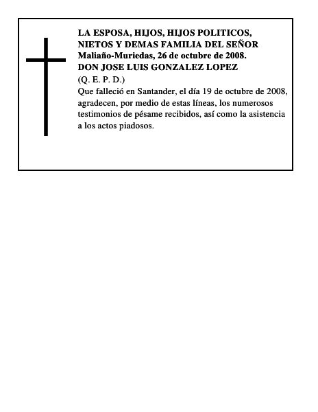DON JOSE LUIS GONZALEZ LOPEZ