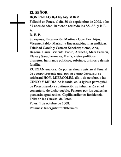DON PABLO IGLESIAS MIER