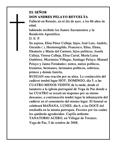 DON ANDRES PELAYO REVUELTA