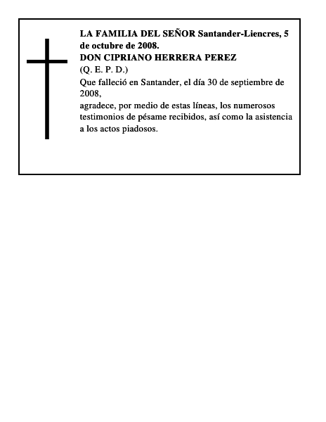 DON CIPRIANO HERRERA PEREZ