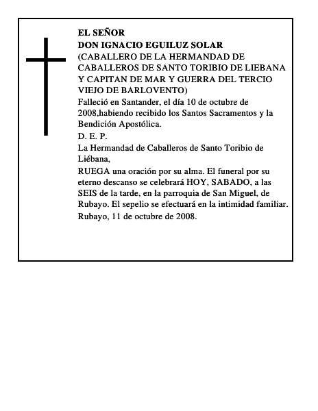 DON IGNACIO EGUILUZ SOLAR