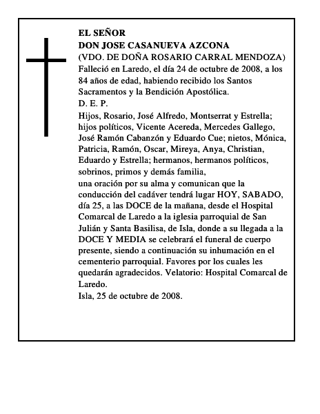 DON JOSE CASANUEVA AZCONA